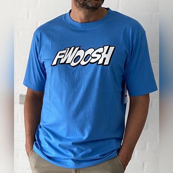 Fwoosh T-shirt size 3XL in light‎ blue NWT - Picture 2 of 7